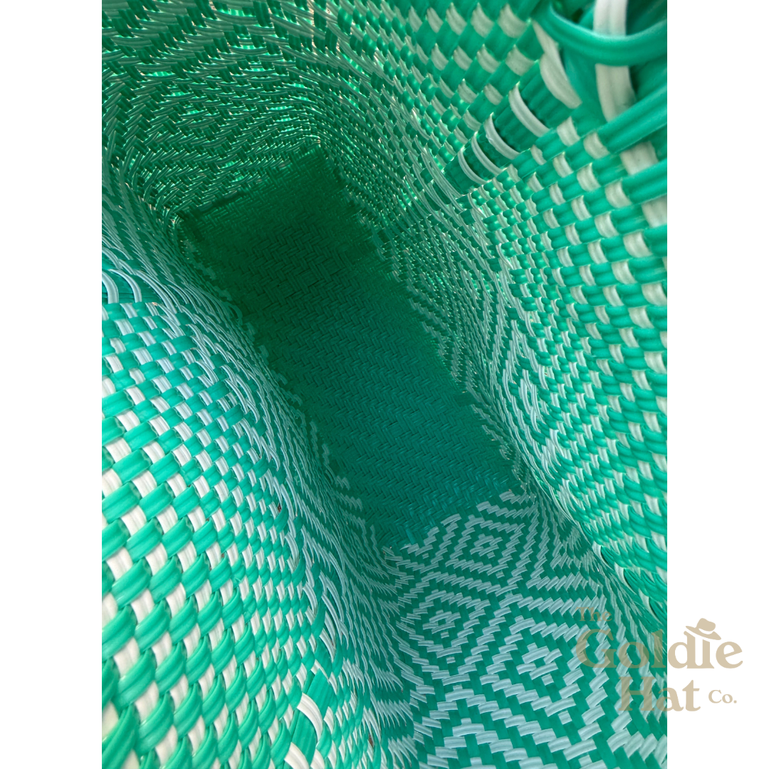 Turquoise Diamond Tote
