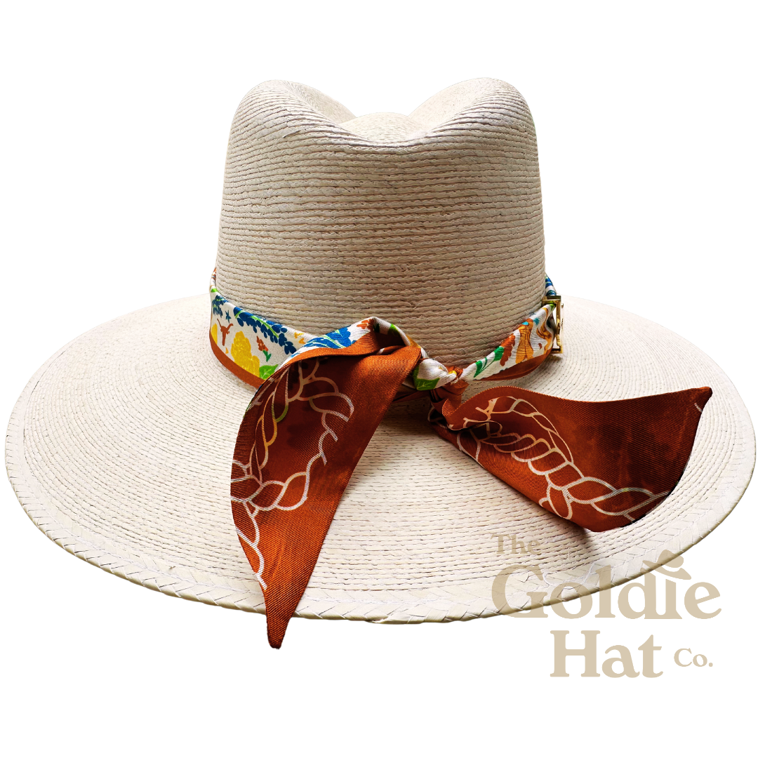 Texas Longhorns Hat with Twilly & Texas Pendant