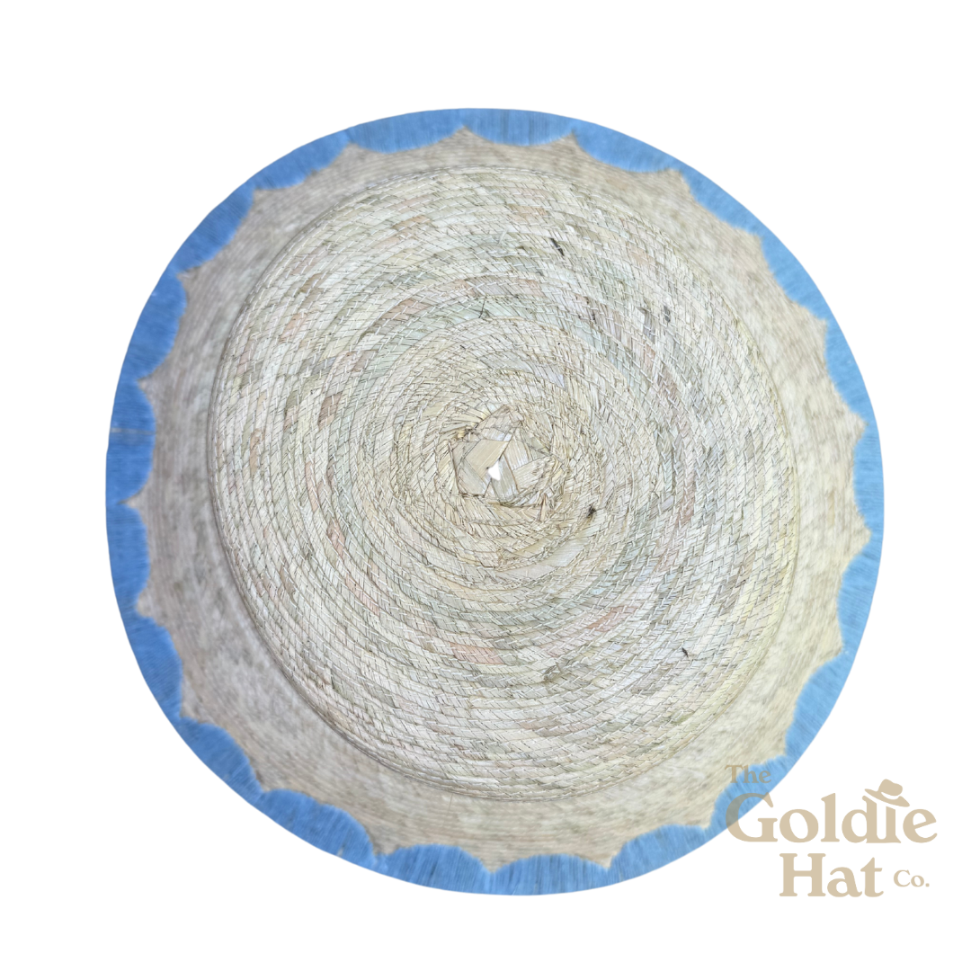 Blue Scallop Bucket Hat