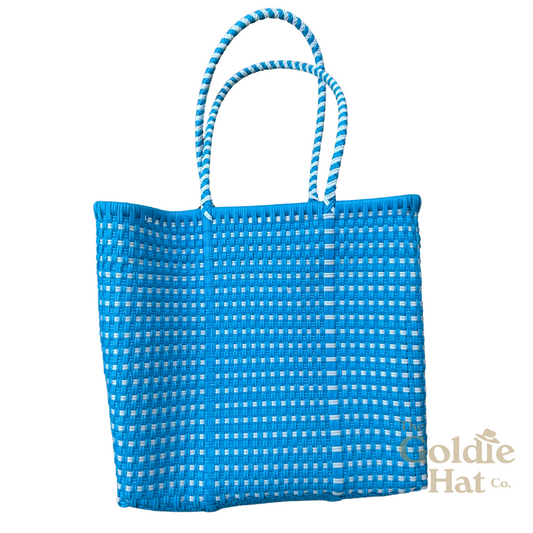 Blue Picnic Tote