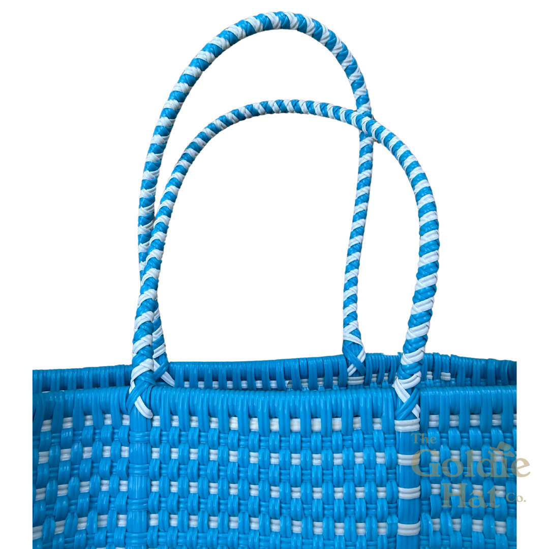 Blue Picnic Tote