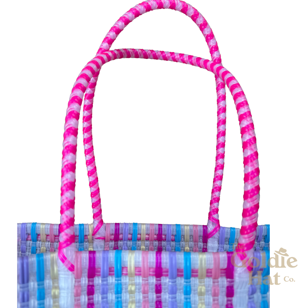 Multicolor Pink Tote