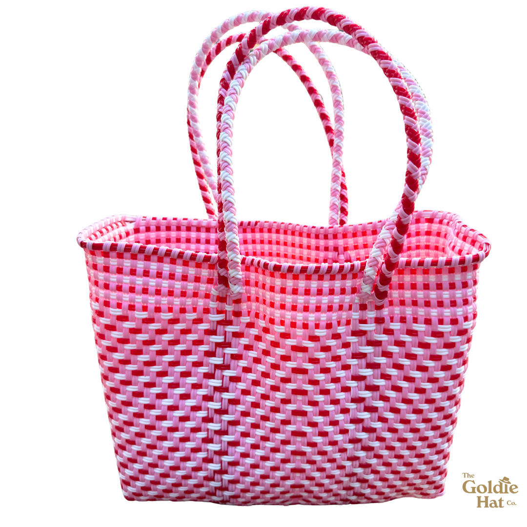 Goldie Small Bag in Red, Pink, and Orange
