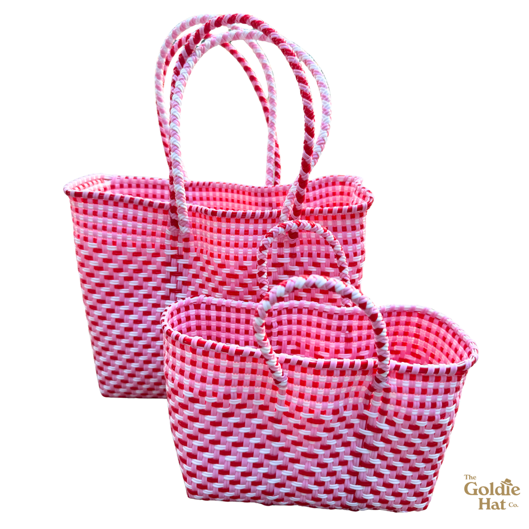 Goldie Small Bag in Red, Pink, and Orange