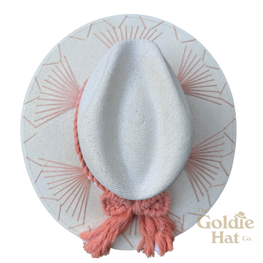 Orangesicle Bow Palma Hat