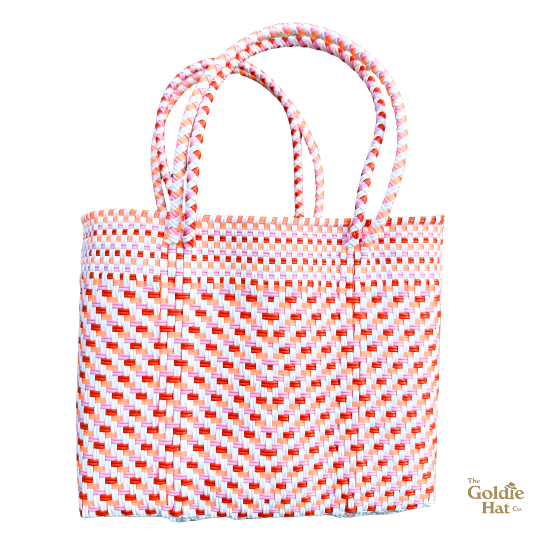 Goldie Small Bag in Pink, Red, and Orange