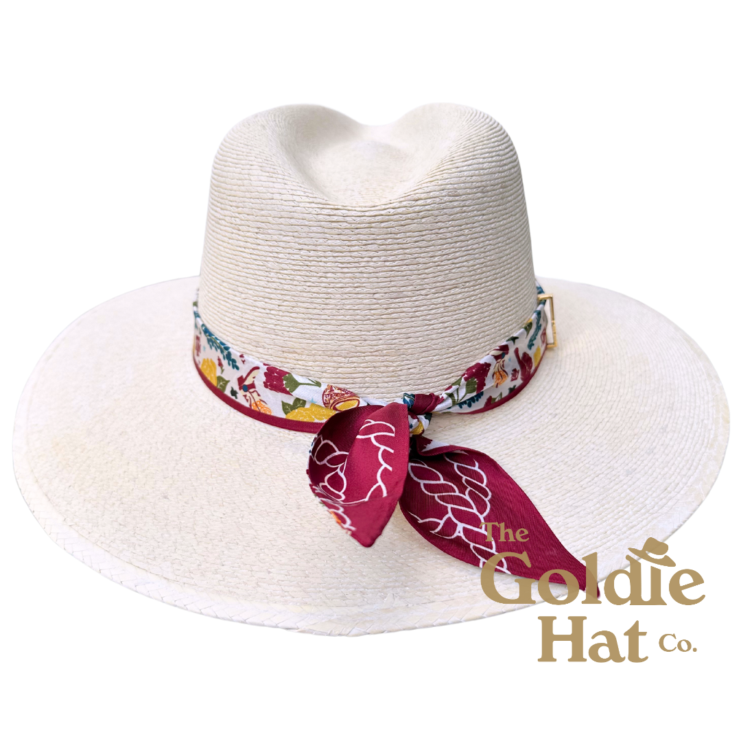 Texas A & M Hat with twilly & Texas Pendant