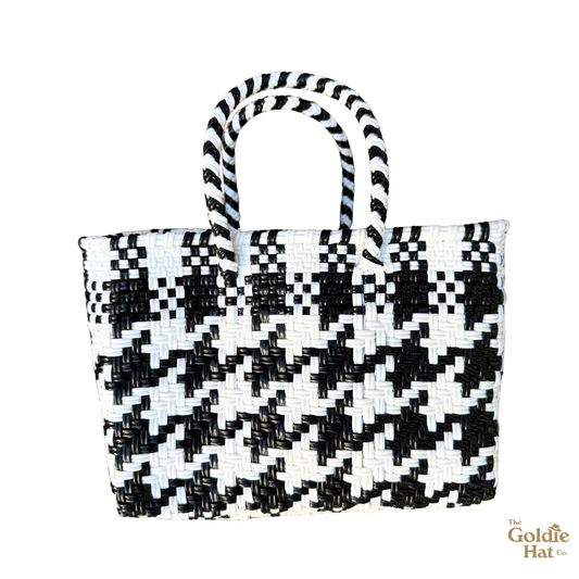 Goldie Mini Bag in Houndstooth