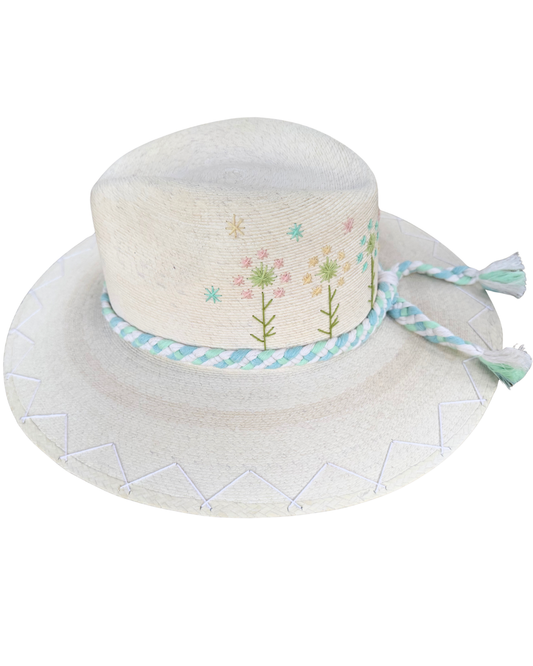 Wildflower Blue Band Palm Hat