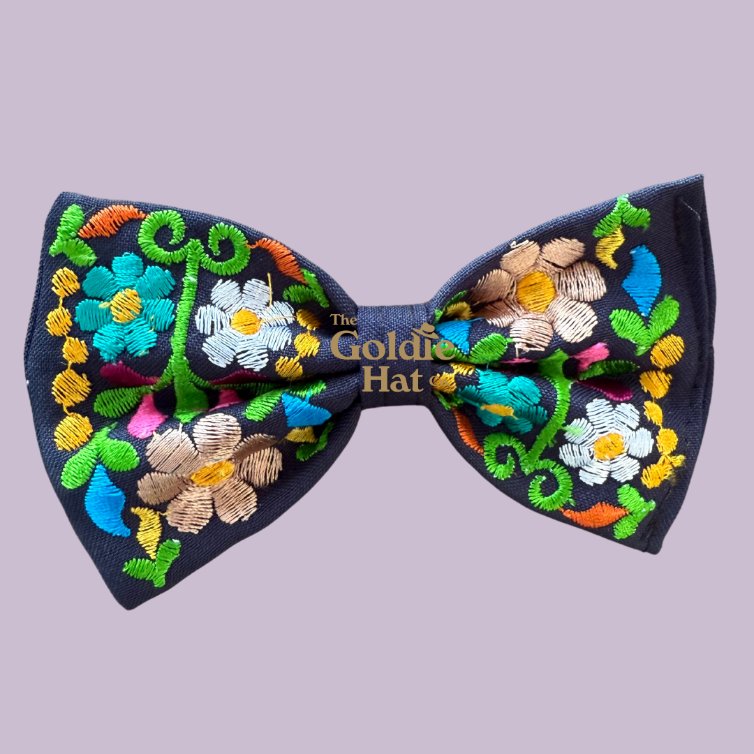 Small Embroidered Bow