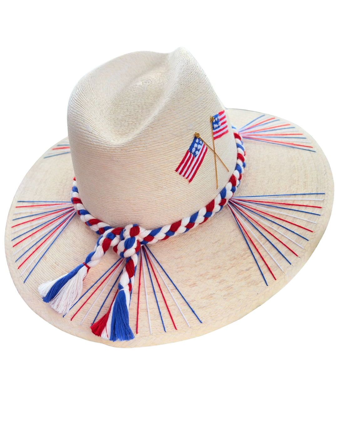 USA FLAG PALM HAT