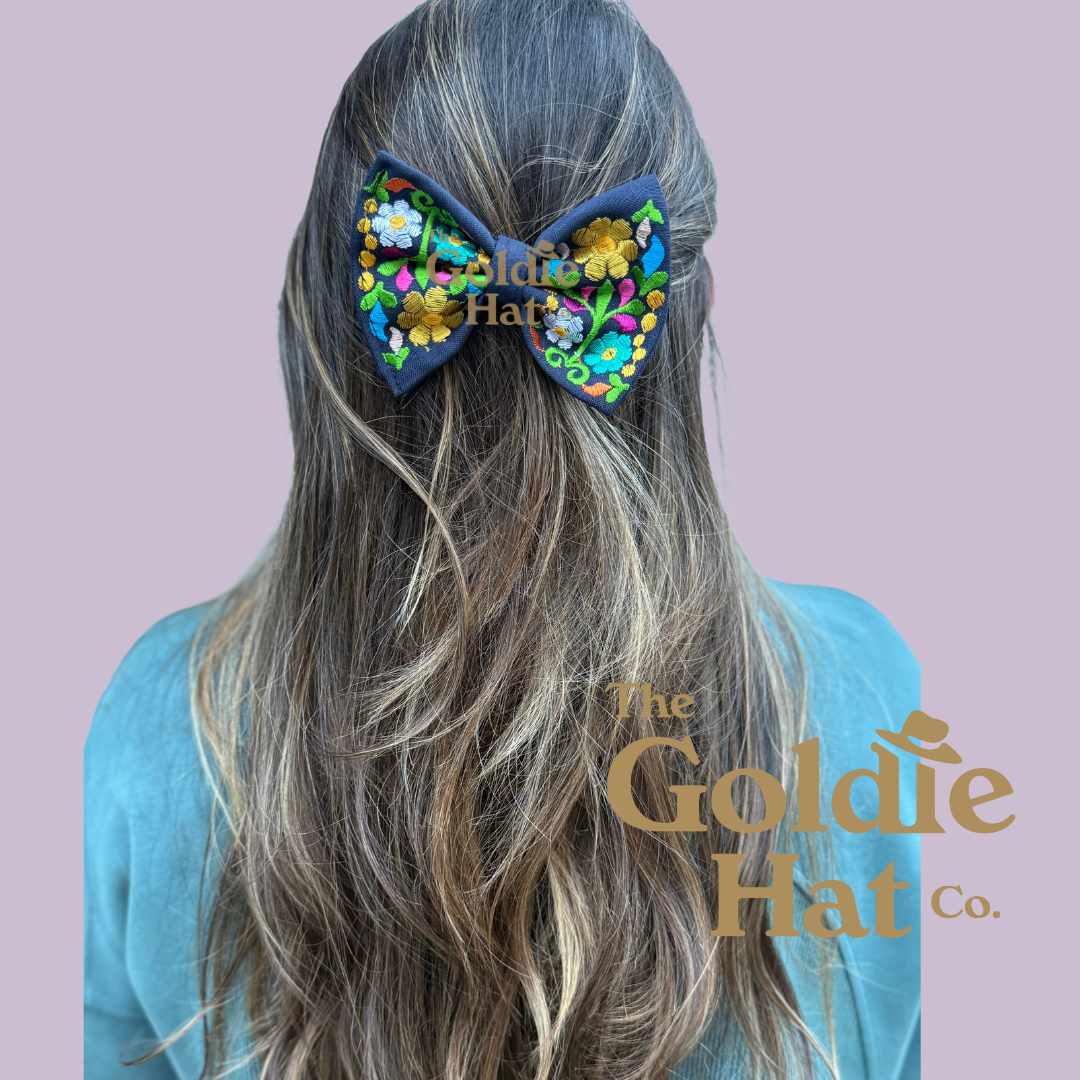 Small Embroidered Bow
