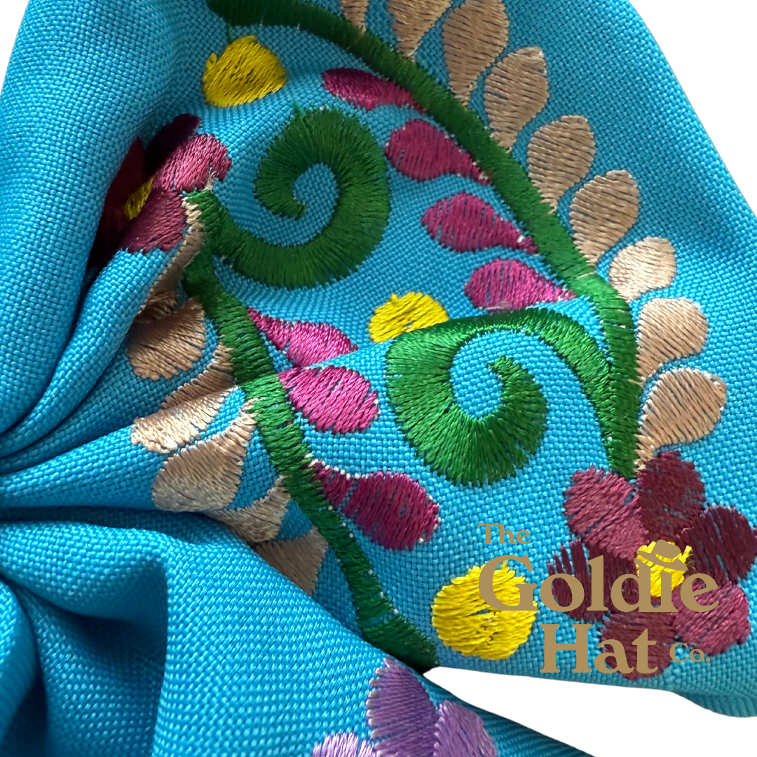 Medium Embroidered Bow