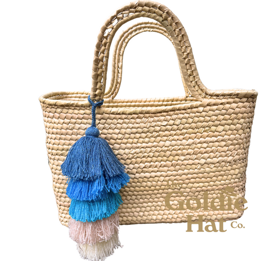 Blue Tassel Palma Medium Bag