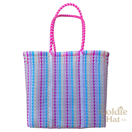Multicolor Pink Tote