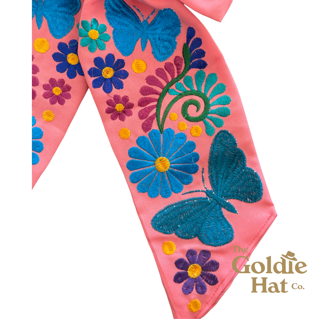 Large Embroidered Bow