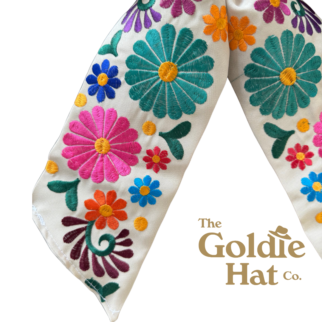Large Embroidered Bow
