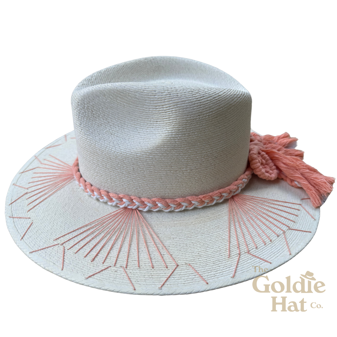 Orangesicle Bow Palma Hat
