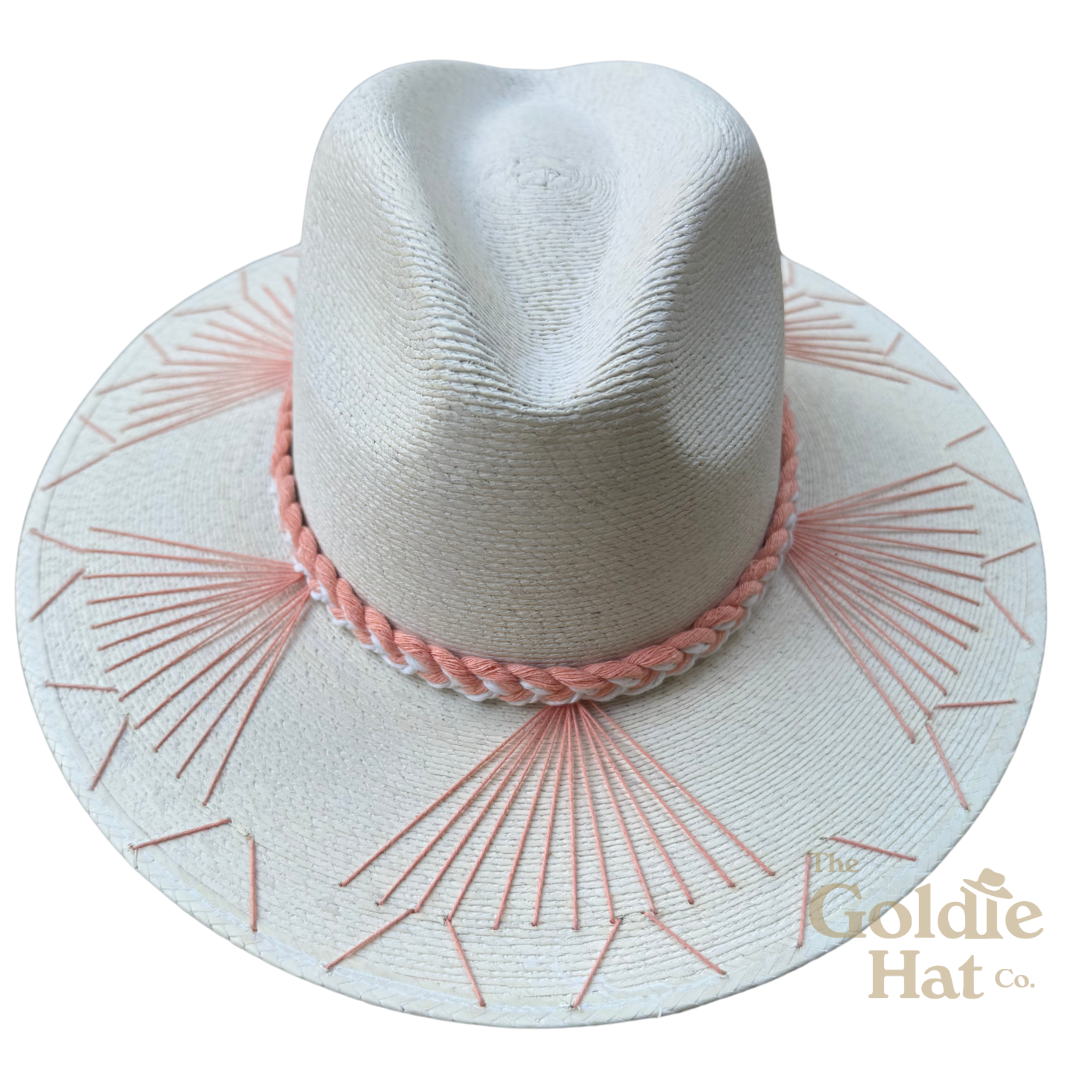 Orangesicle Bow Palma Hat