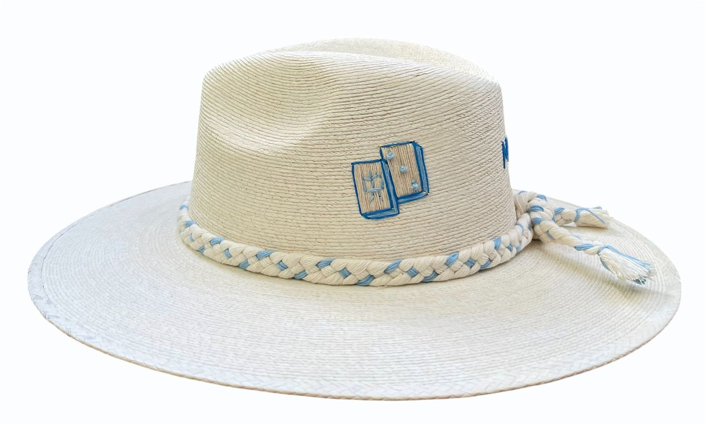 MAHJ BLUE  PALM HAT
