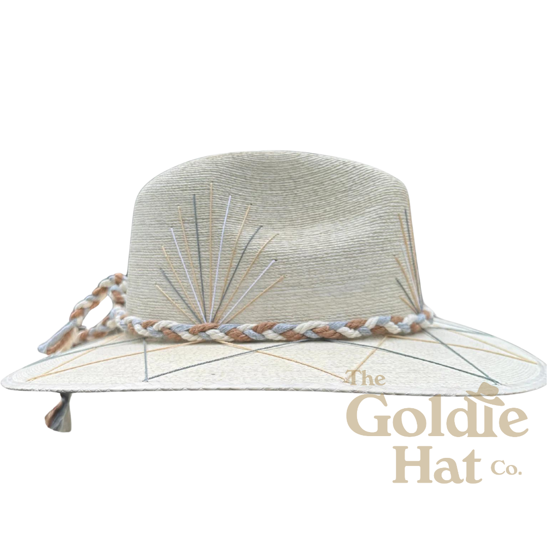 Palma Hat Grey with Grey Band