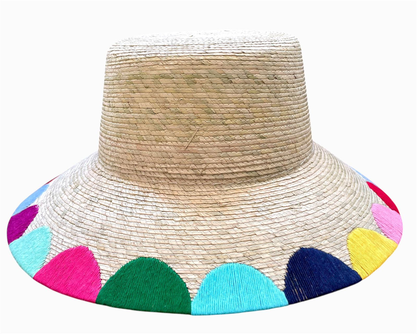 Multicolor Scallop Bucket Hat